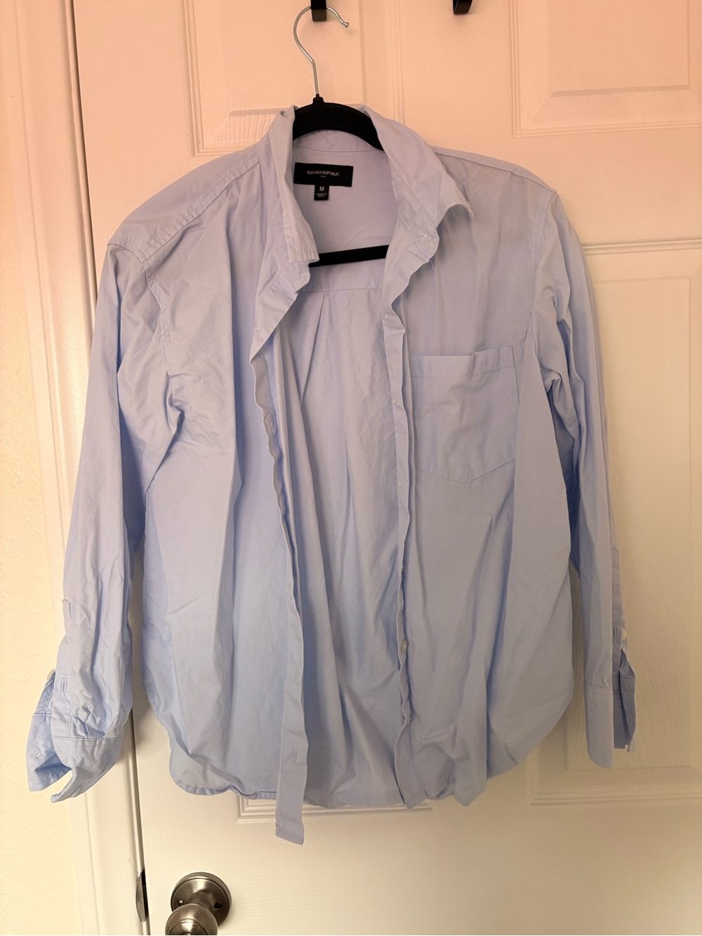 Banana Republic Light Blue Women's Button-Up Shirt